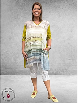 Frenzi 4U A-lijn Tuniek  Harmonie Lime/Multi